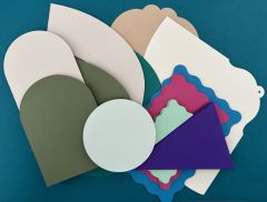 Colorset 270gsm 100% Recycled Special Shaped Cards